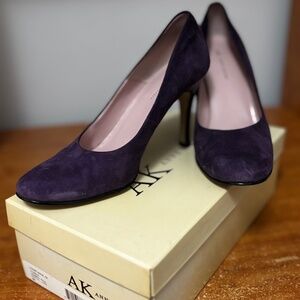 Egg plant/ Purple sued shoes